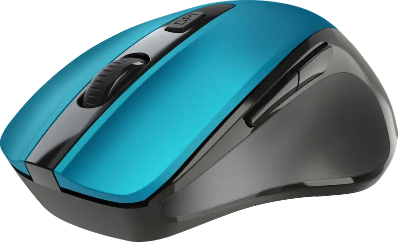 MYSZ DEFENDER PRIME MB-053 RF BEZPRZEWODOWA SILENT TURKUSOWA OPTICAL — 2