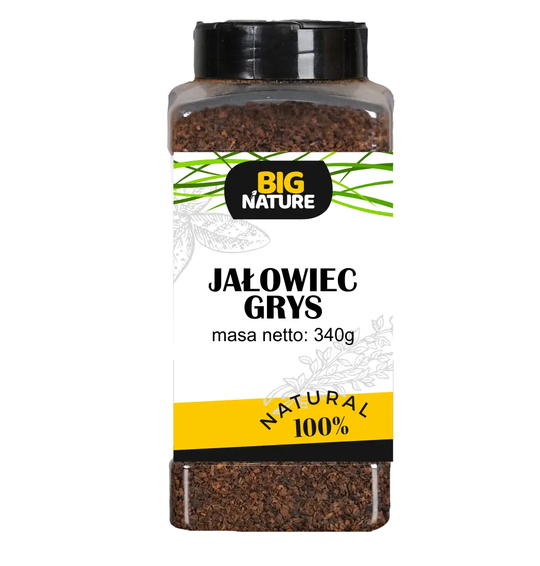 JAŁOWIEC SUSZONY GRYS 340G