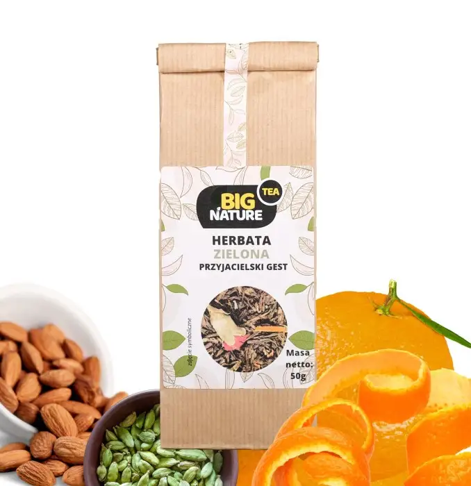 Herbata zielona PRZYJACIELSKI GEST 50g - BIG NATURE