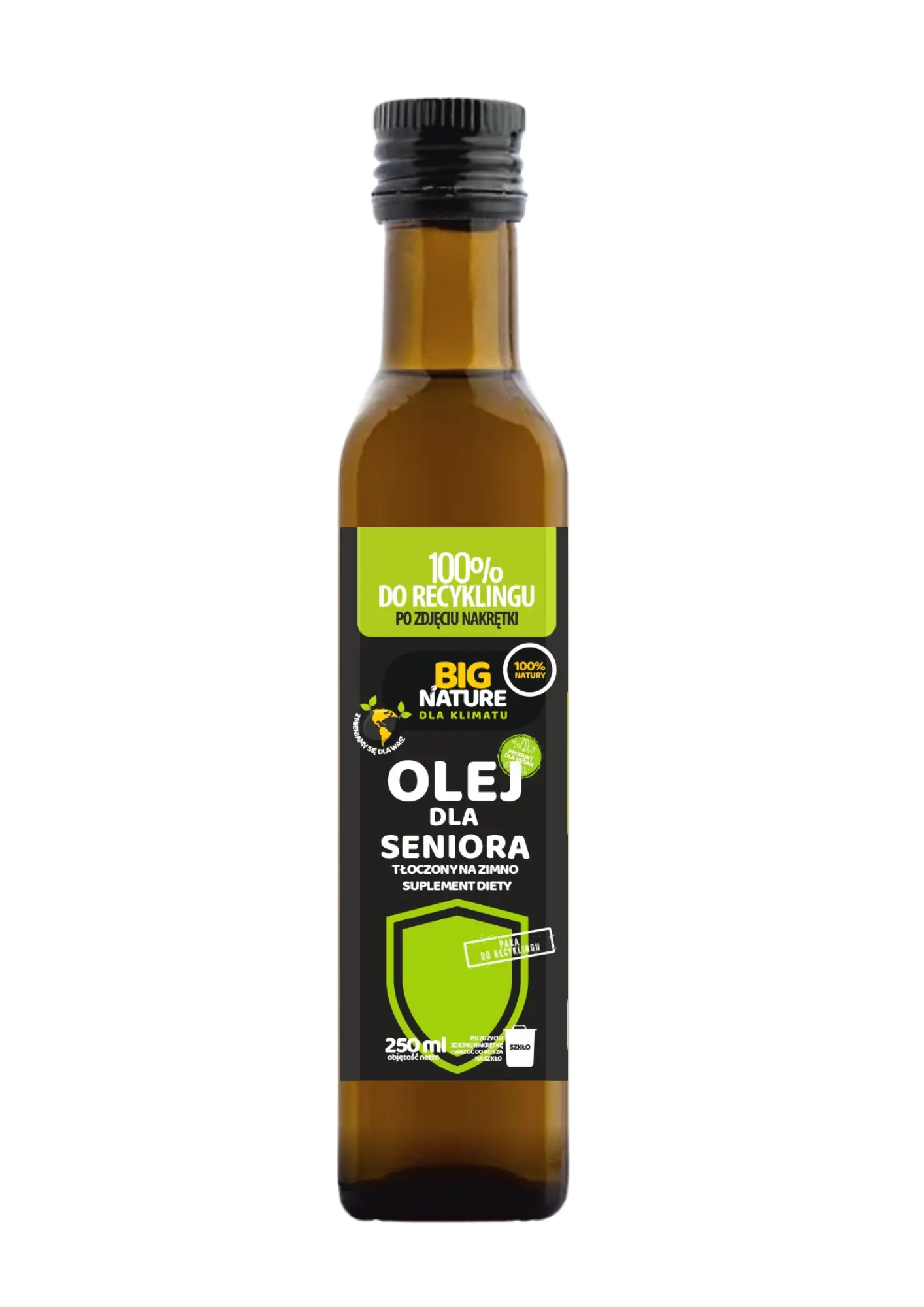 Olej DLA SENIORA tłoczony na zimno 250ml - BIG NATURE