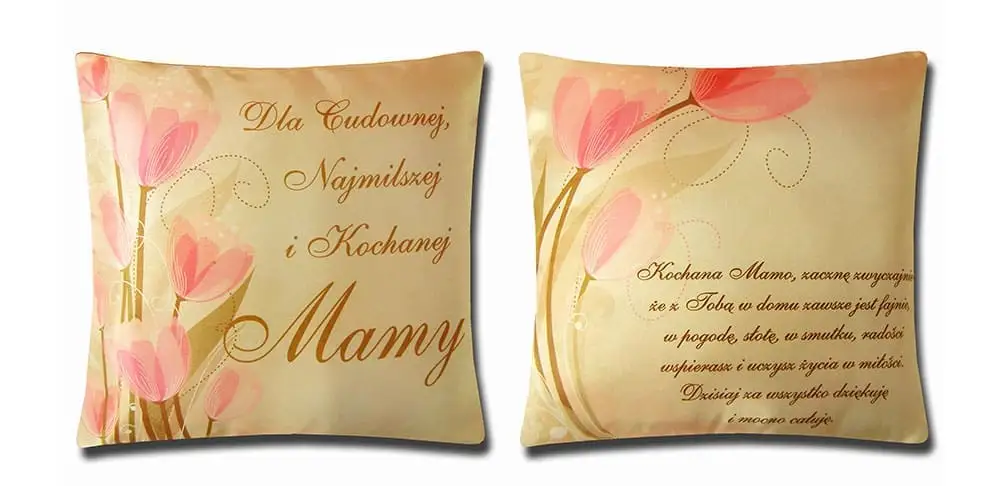 Poduszka Dla cudownej, Najmilszej i kochanej mamy  S98