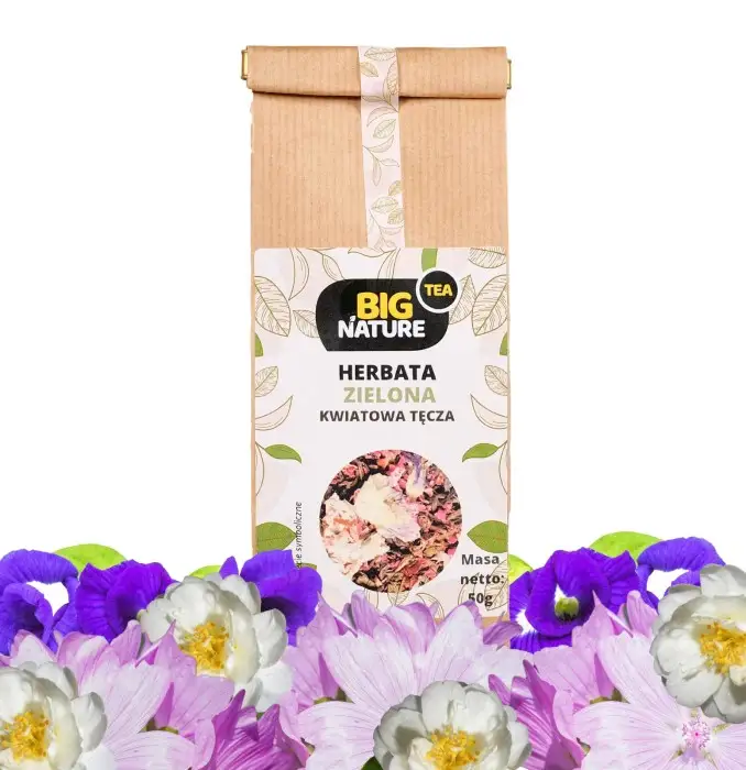 Herbata zielona KWIATOWA TĘCZA 50g - BIG NATURE