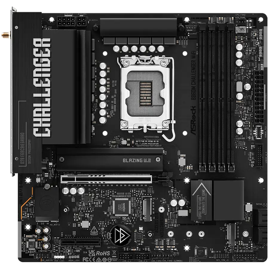 ASROCK B860M CHALLENGER WIFI mATX LGA1851 DDR5