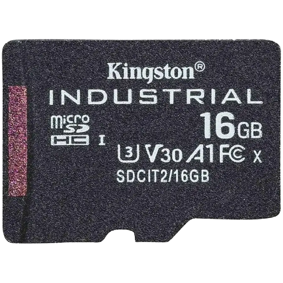 Kingston 16GB microSDHC Industrial C10 A1 pSLC Card Single Pack w/o Adapter