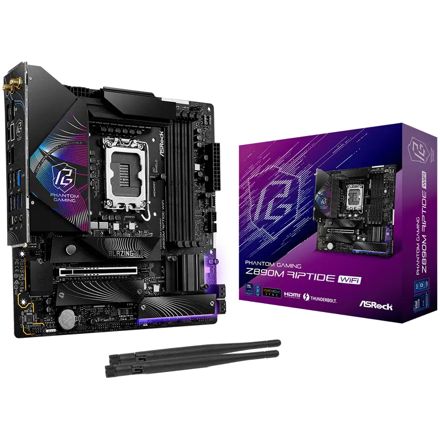 ASROCK Z890M RIPTIDE WIFI mATX LGA1851 DDR5