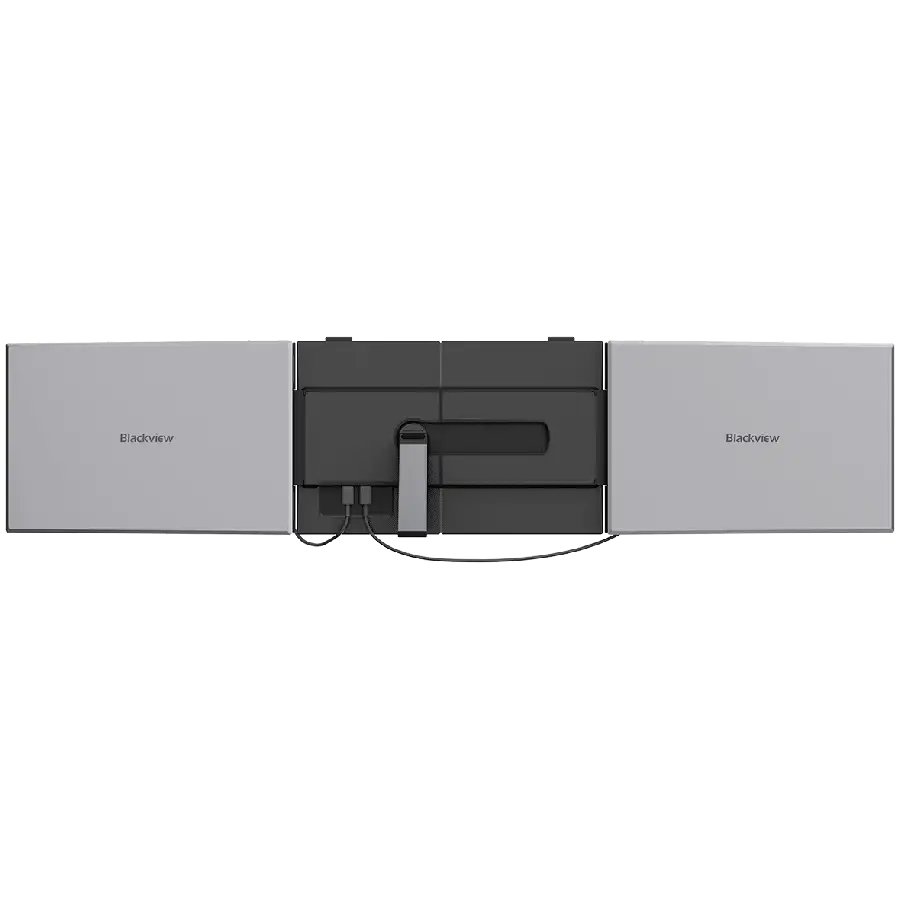 Portable monitor Blackview DCM8 Dual Screen 15.3inch 1920x1200 16:9 LCD 60Hz IPS 178 USB-C 3.1x3 TypeC PD3.0 FCx1 364.4x237.43x21mm Grey Black — 5