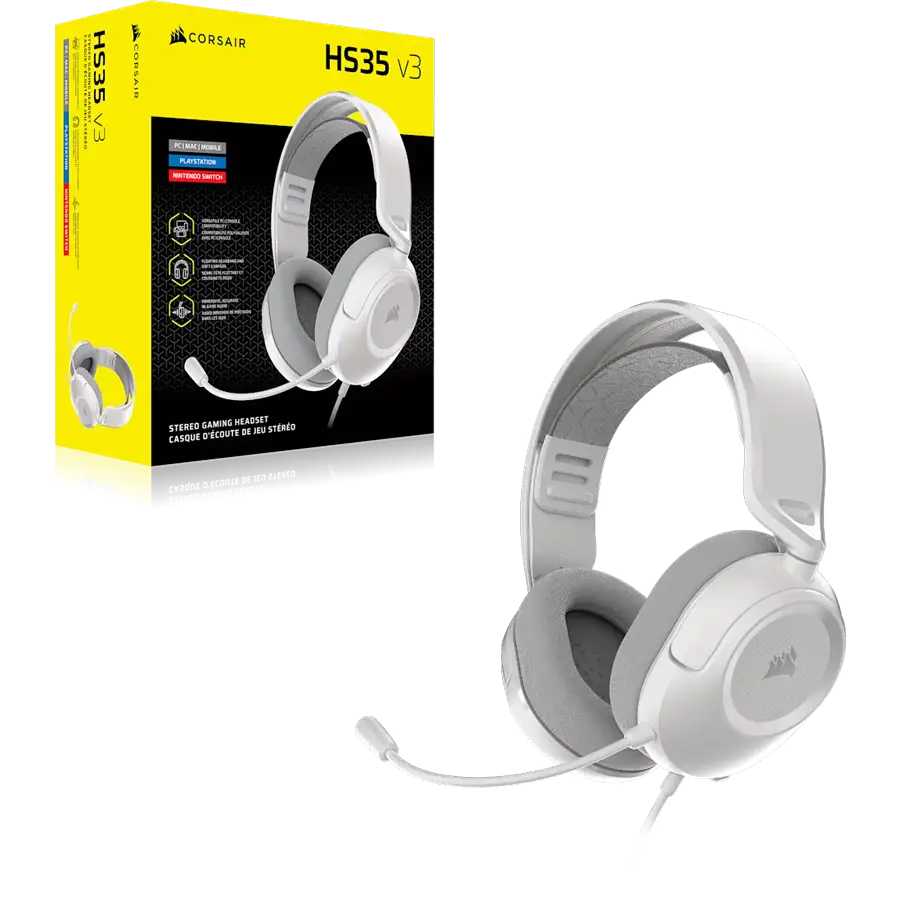 HS35 Stereo V3 White — 3