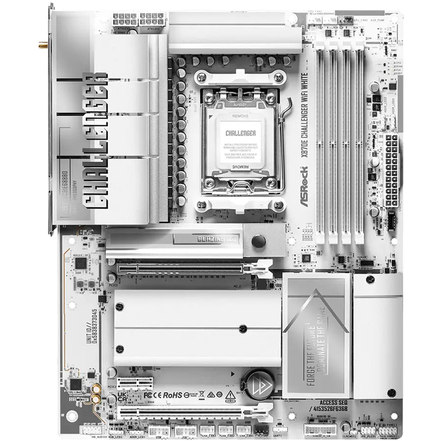 ASROCK X870E CHALLENGER WIFI WHITE ATX AM5 DDR5