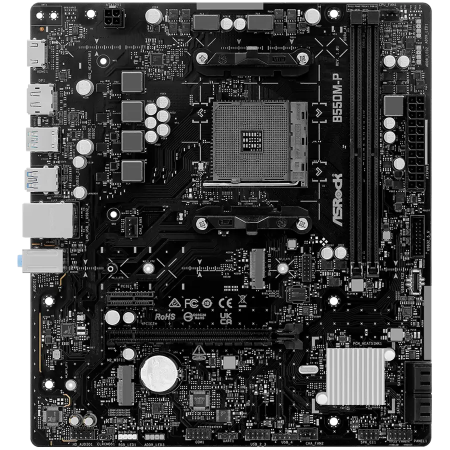 ASROCK B550M-P mATX AM4 DDR4 — 4