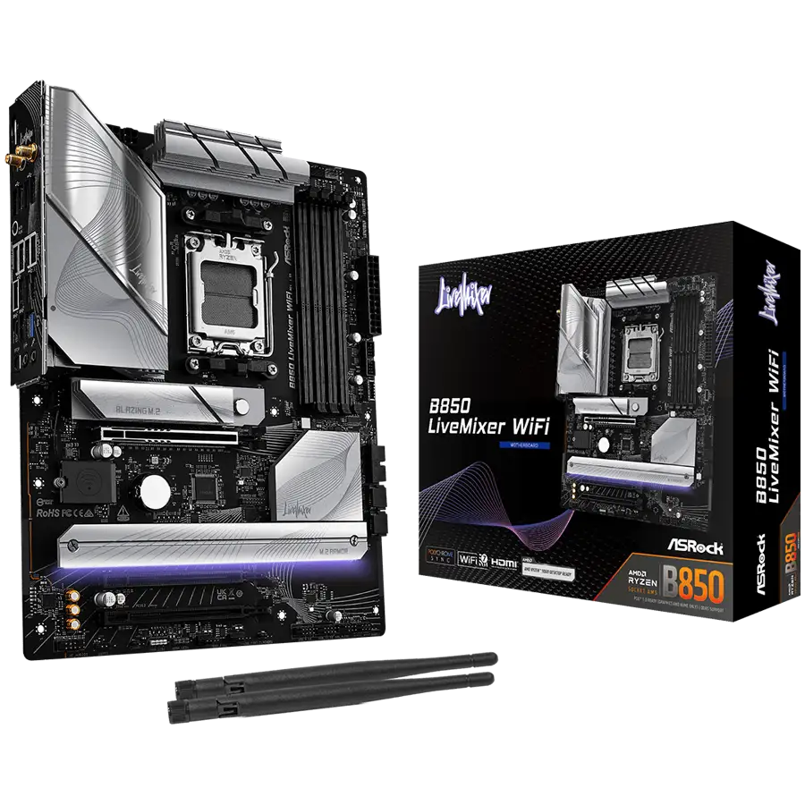 B850 LIVEMIXER WIFI ATX AM5 DDR5 — 3