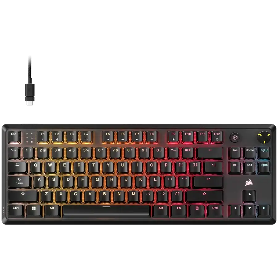 Corsair K70 CORE TKL, Gaming Keyboard, MLX RED, Black