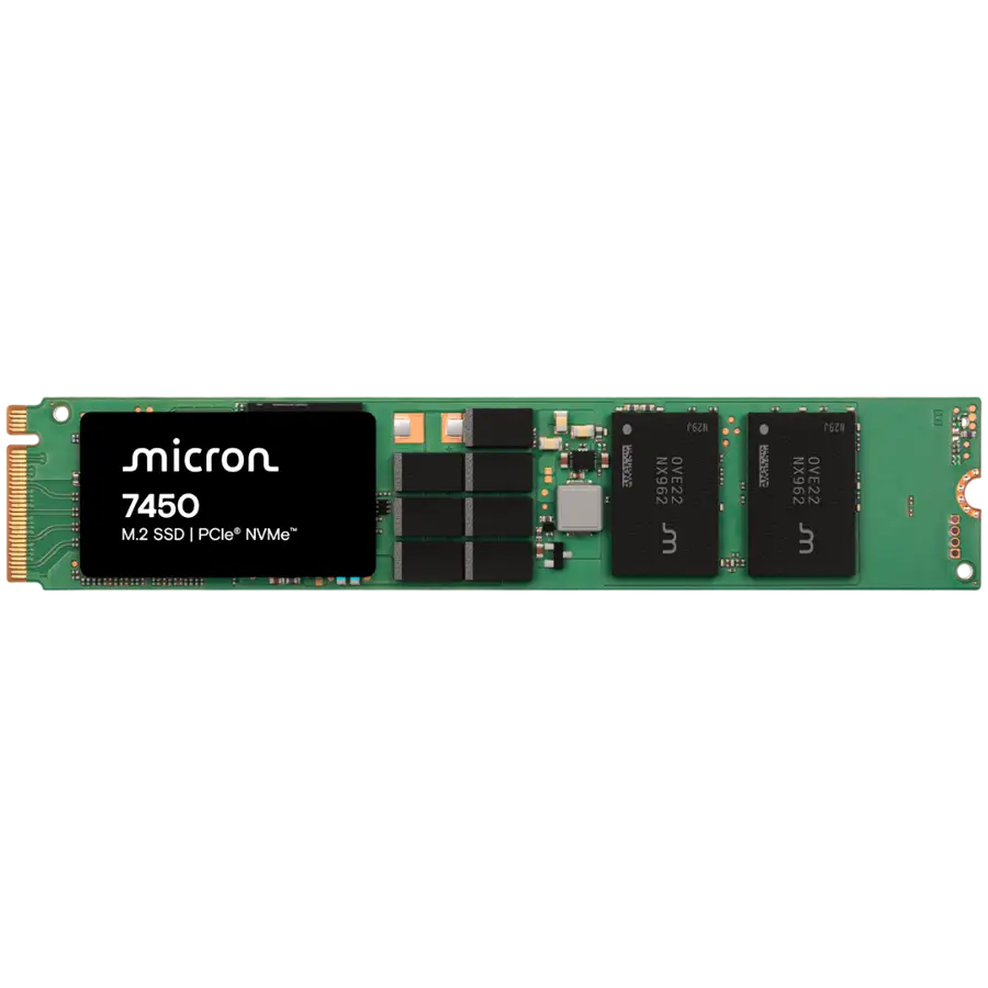 Micron 7450 PRO 1920GB NVMe M.2 (22x110) Non-SED Enterprise SSD [Single Pack]