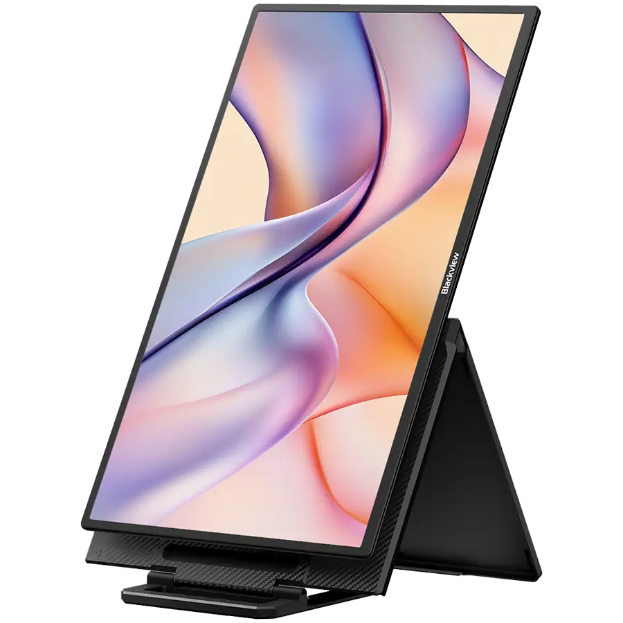 Portable monitor Blackview Table 10 LCD Monitor IPS FHD 23.8inch 1920x1200 16:9 LCD 100Hz 178 USB-C 3.1x2 Full 1xminiHDMI 312x237x32.8mm Plug into Laptop, PC, Game Console, and More, Plug & Play Black — 4