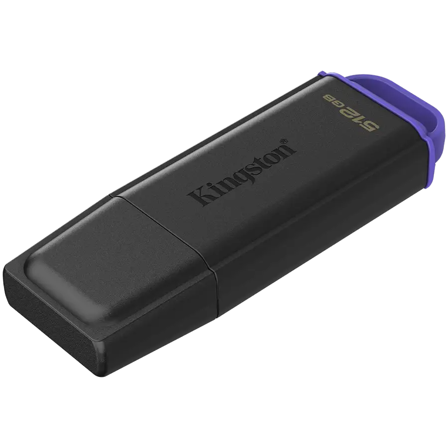 KINGSTON 512GB Portable USB 3.2 Gen 1 DataTraveler Exodia Black/Purple