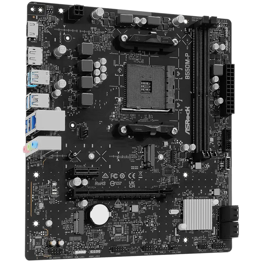 ASROCK B550M-P mATX AM4 DDR4 — 5