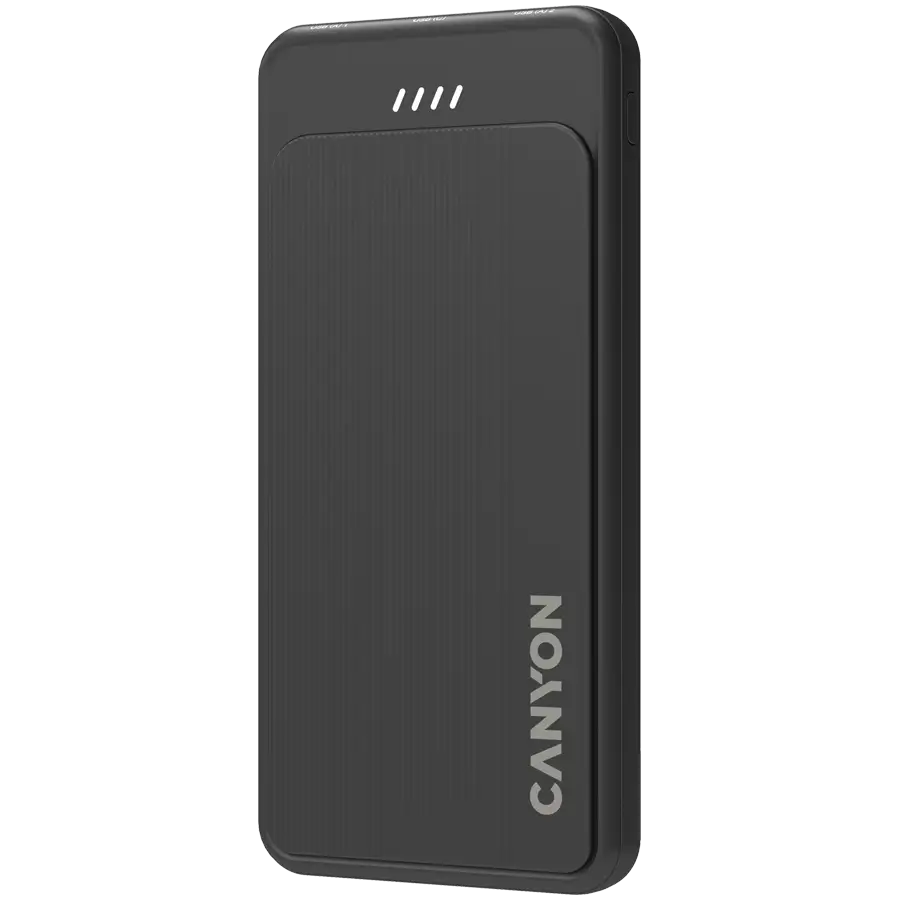 CANYON Powerbank OnPower 100 10000 mAh czarny — 2