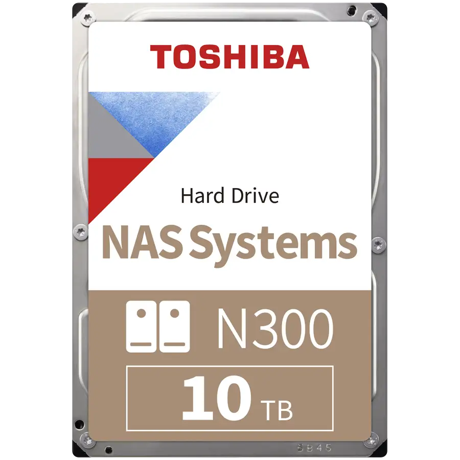 HDD NAS TOSHIBA N300 10TB CMR, 3.5'', 512MB, 7200RPM, SATA, TBW: 180