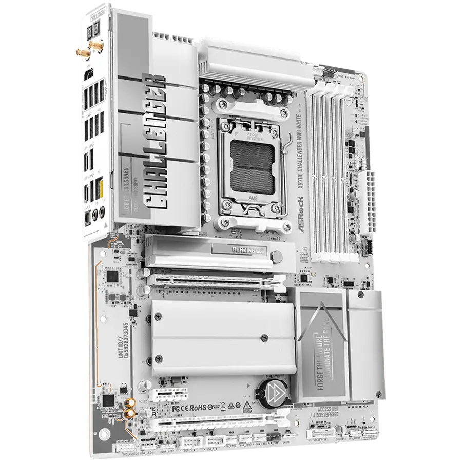 ASROCK X870E CHALLENGER WIFI WHITE ATX AM5 DDR5 — 2