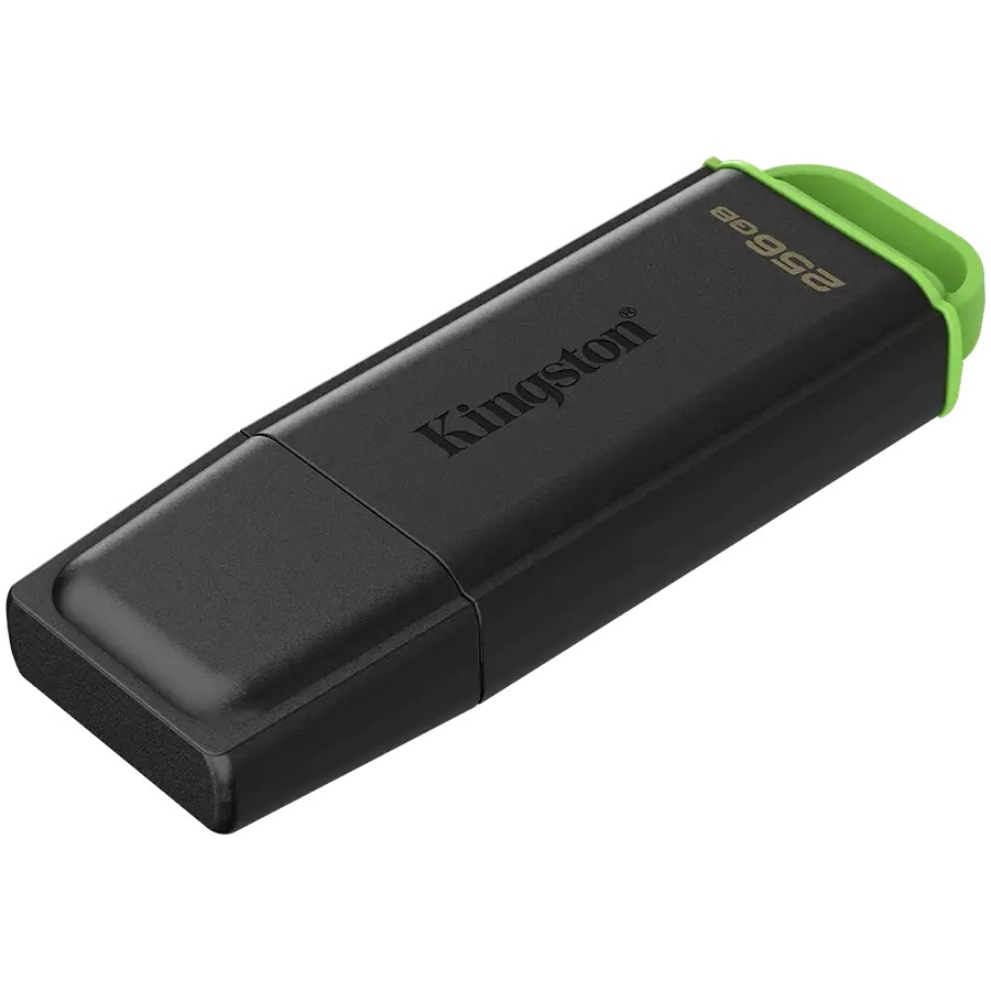 KINGSTON 256GB Portable USB 3.2 Gen 1 DataTraveler Exodia Black/Green