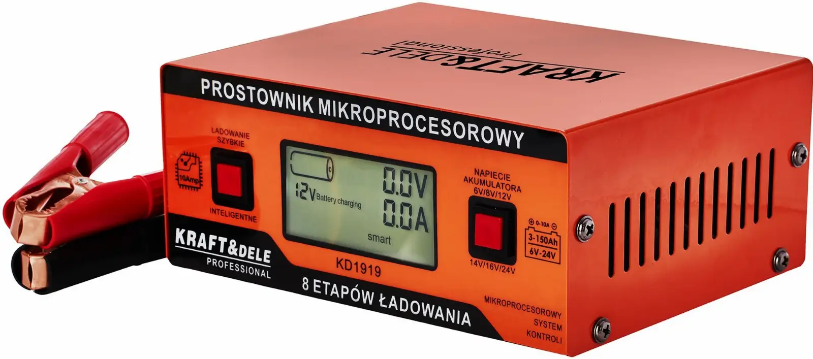 PROSTOWNIK MIKROPROCESOROWY 10AMP 6/8/12/14/16/24 V