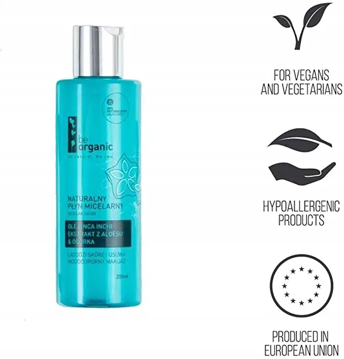 Płyny micelarne do twarzy Be Organic 200 ml — 2