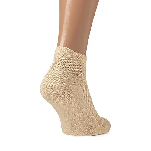 Sport Athletic Kurze Leinen Socken für Herren, 3 Paar, Grau, S — 8