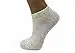 Kurze, schnell-trocknende, dünne Socken aus Leinen/Flachs mit Maschenmuster für Frauen - Medium — 3