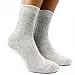 Dünne atmungsaktive Bio-Leinen-Socken für Damen, 3 Paar - Grau - Medium — 6