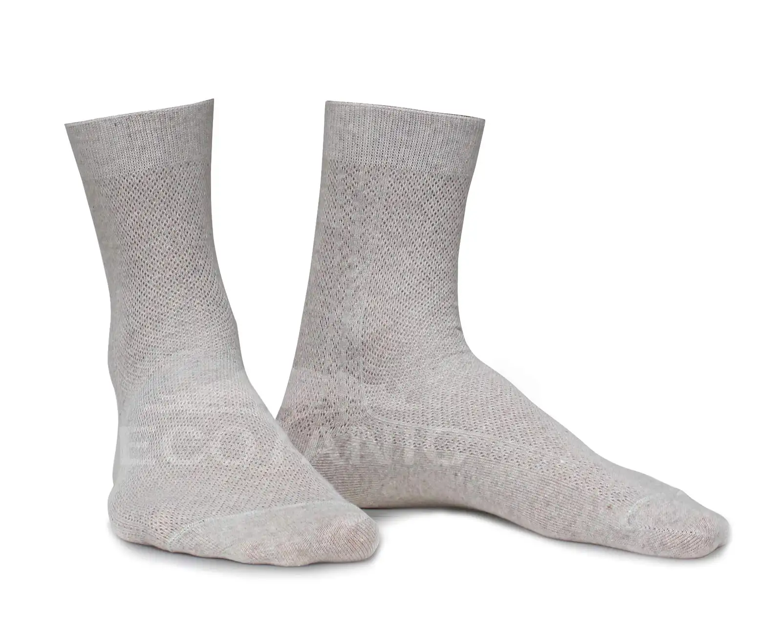 Ecotanic Socken aus Naturleinen. - - Large — 7