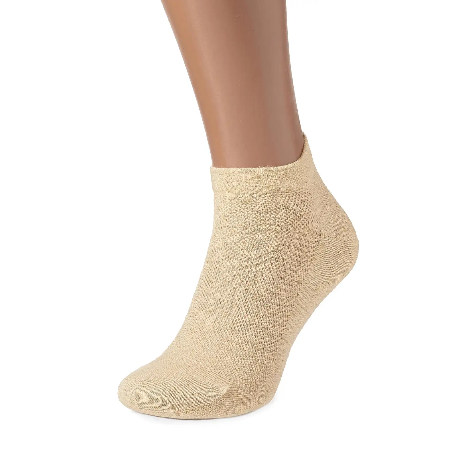 Sport Athletic Kurze Leinen Socken für Herren, 3 Paar, Grau, S — 4