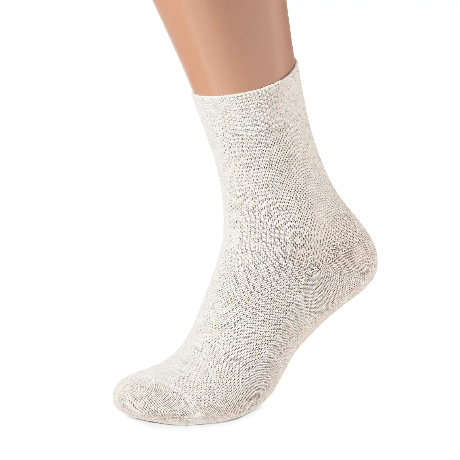 FlaxSox Special Thin Breathable Organic Linen Socks for Men, Pack of 3 (6-7) — 4