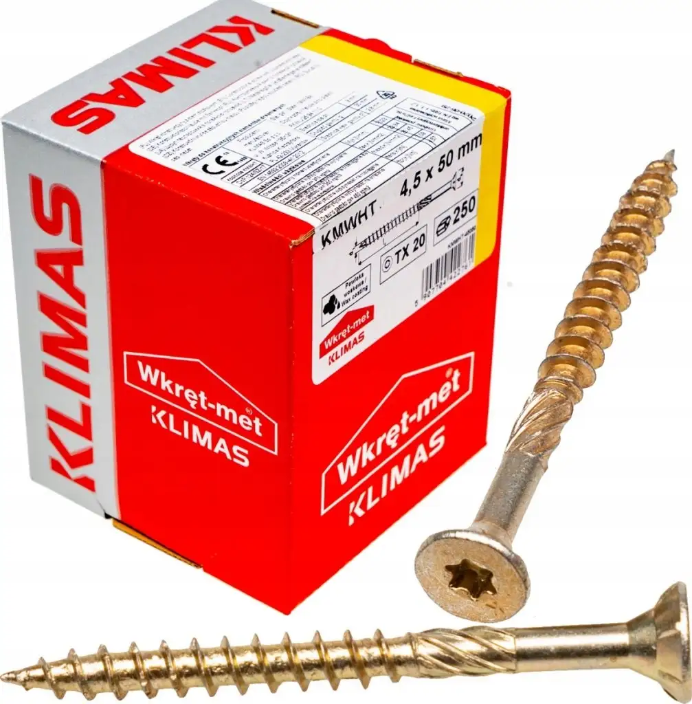 WKRĘTY CIESIELSKIE DO DREWNA 4x45 TORX 300szt
