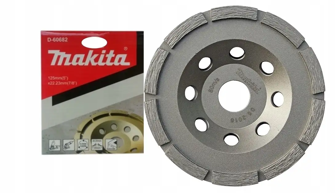 MAKITA TARCZA DO SZLIFOWANIA BETONU GARNKOWA 125mm