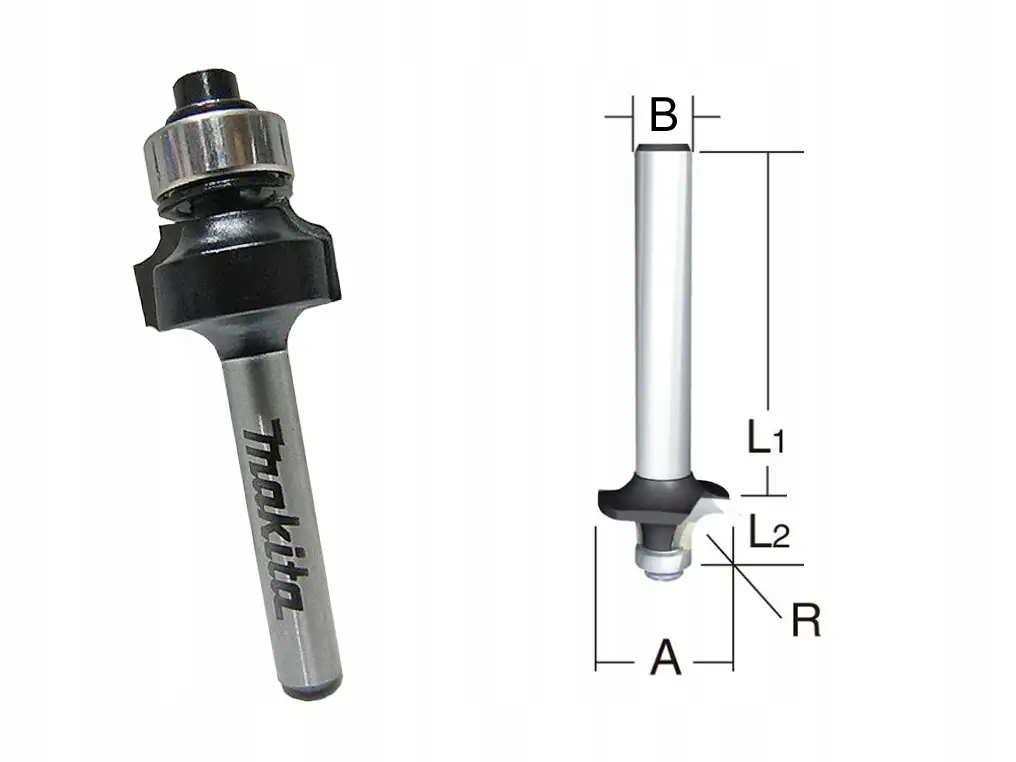 MAKITA FREZ DO FAZOWANIA R2 PÓŁOKRĄGŁEGO D-11184 — 2