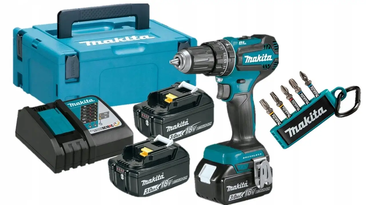 MAKITA WIERTARKO-WKRĘTARKA DHP485RF3J 50Nm 3X3AH 18V