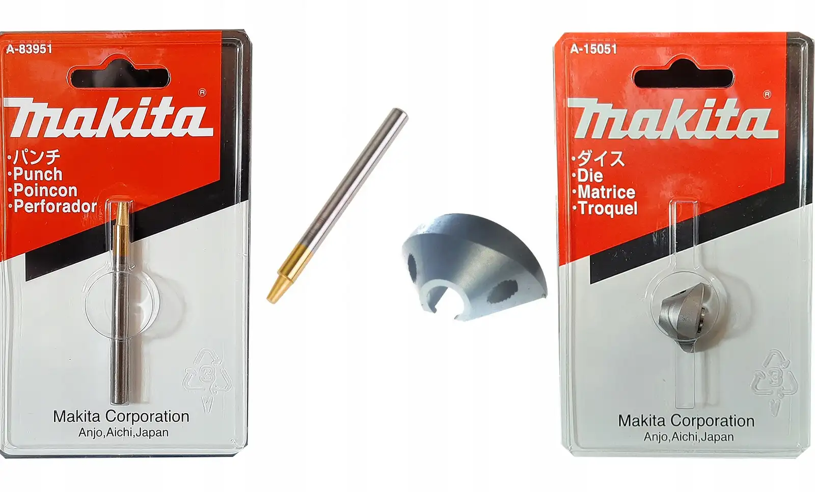 MAKITA STEMPEL + MATRYCA NOŻYCE JN1601 NÓŻ NIBLER