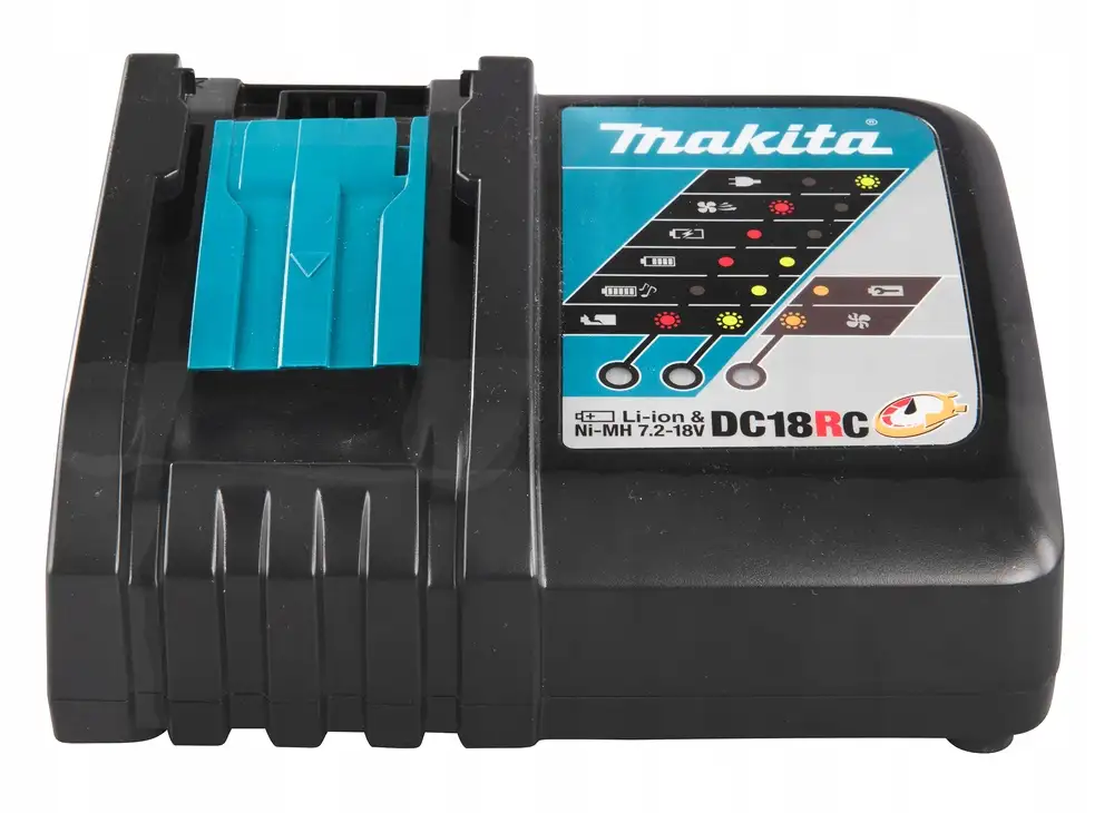 MAKITA 2 X AKUMULATOR BATERIA BL1830B 18V 3Ah + ŁADOWARKA ORYGINAŁ — 3