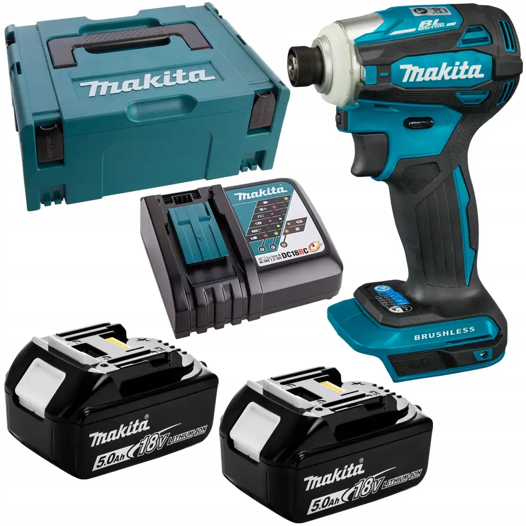 MAKITA ZAKRĘTARKA UDAROWA DTD172RTJ 18V 2X5AH 180NM