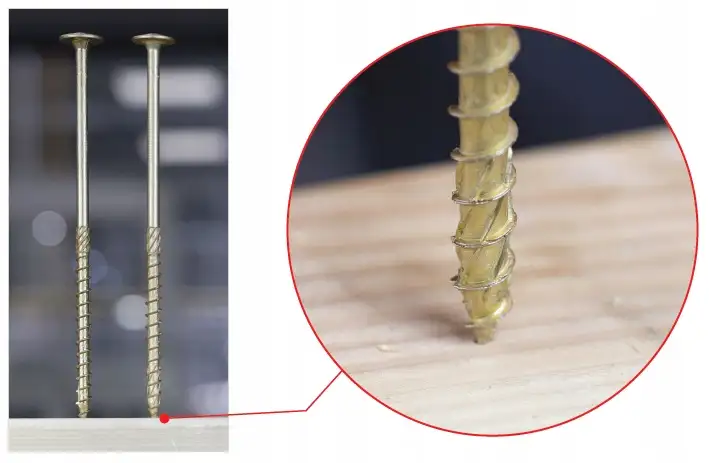 WKRĘTY CIESIELSKIE DO DREWNA 6x70 TORX 150szt — 9
