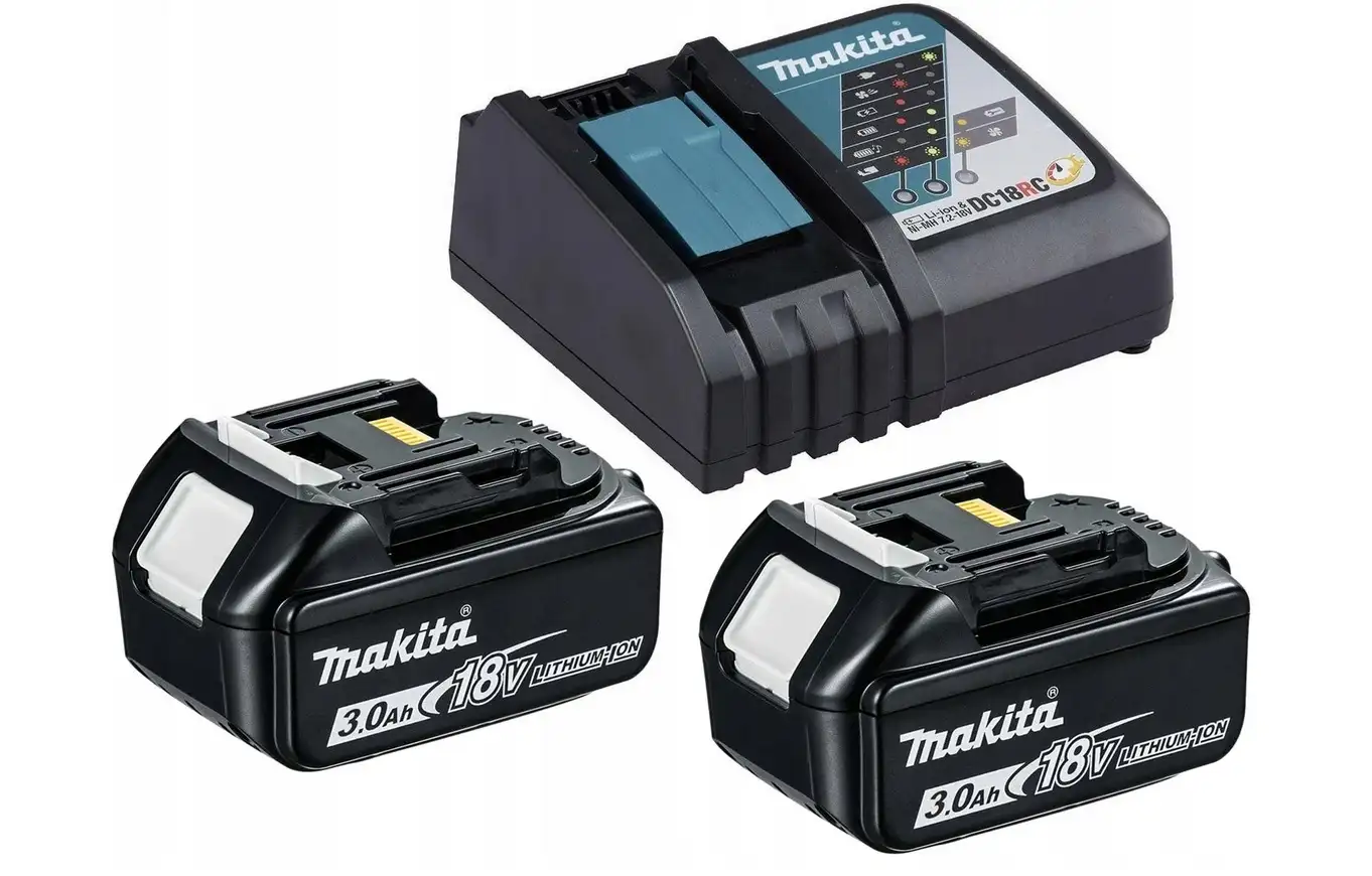 MAKITA 2 X AKUMULATOR BATERIA BL1830B 18V 3Ah + ŁADOWARKA ORYGINAŁ