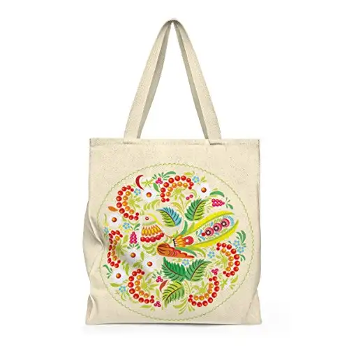 SpyfoxArt Petryck Bird torba do przenoszenia – przestronna, naturalny — 2
