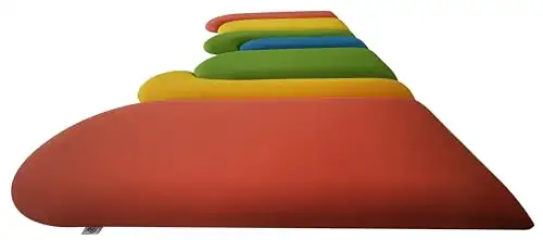 RoKo design panele ścienne 3D, tęczowy wzór: Panel tapicerowany Wielokolorowa dekoracja do domu — 11