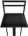 RoKo design Industrieller Barhocker Linus Serie 2-er Set | Barsessel mit Fußstütze und kratzfester Oberfläche | Barstühle Küche | 2 im Set (schwarz Wildleder) — 8