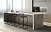 RoKo Design Küchenhocker mit Rückenlehne, Barhocker ideal für Esszimmer, Industriell LOFT (Boucle, beige) — 12