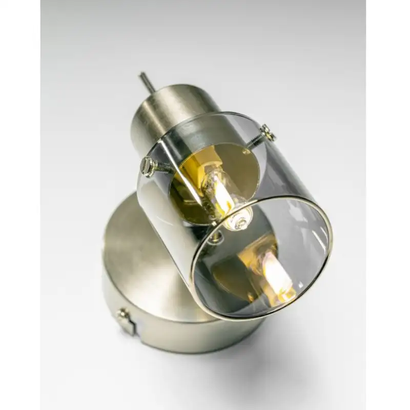Oprawa ścienna ARALIA, AC220-240V, 50/60 Hz, G9, max.20W, IP20, pojedyncza, satyna — 2