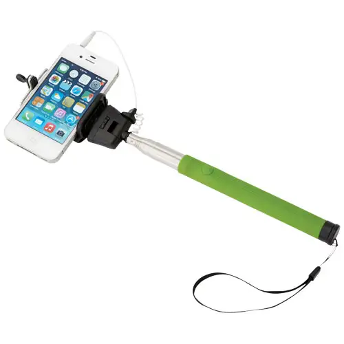 Kijek do selfie teleskopowy 90 cm SELFIE, zielony — 2