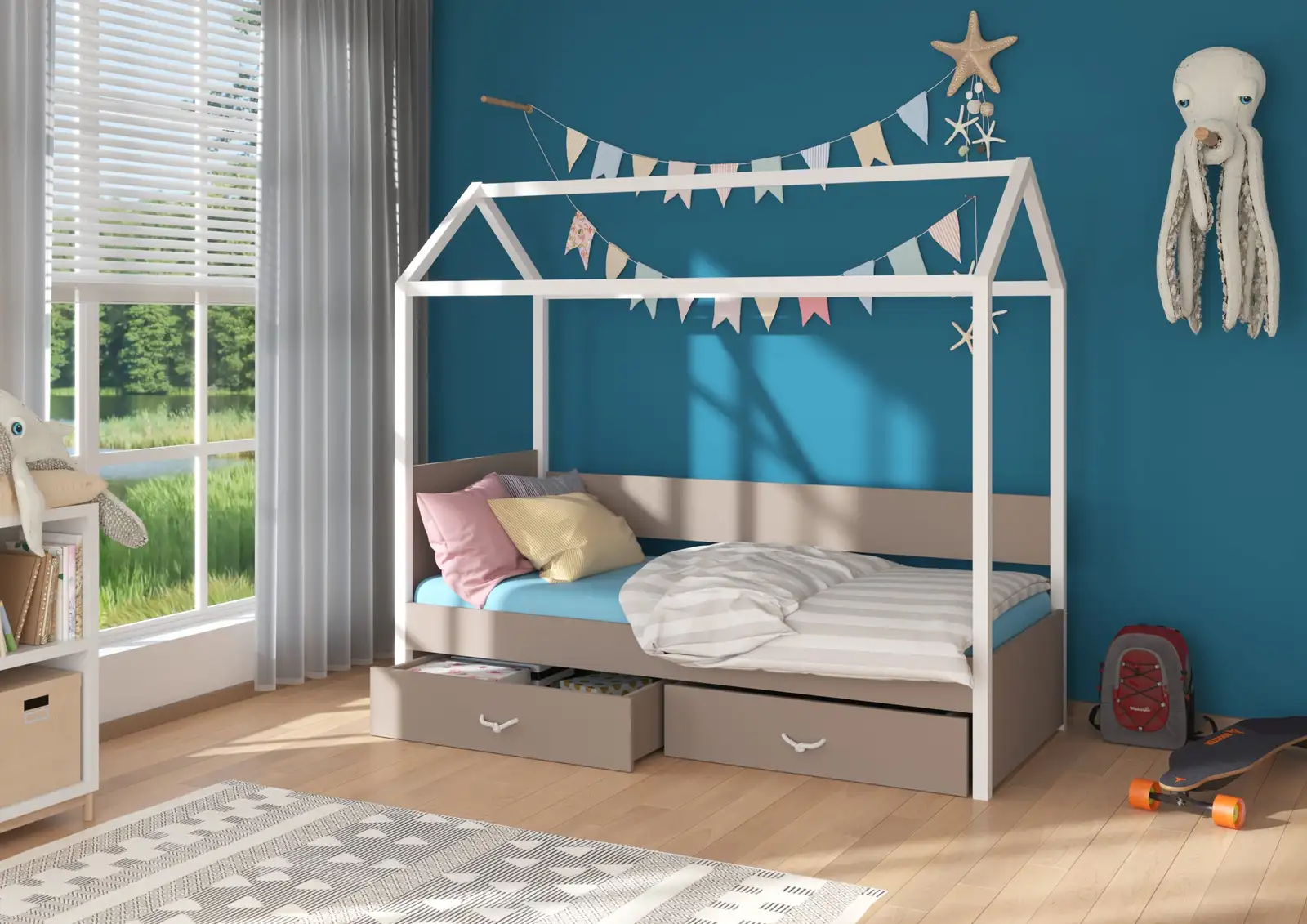 Łóżko domek OTELLO 180x80