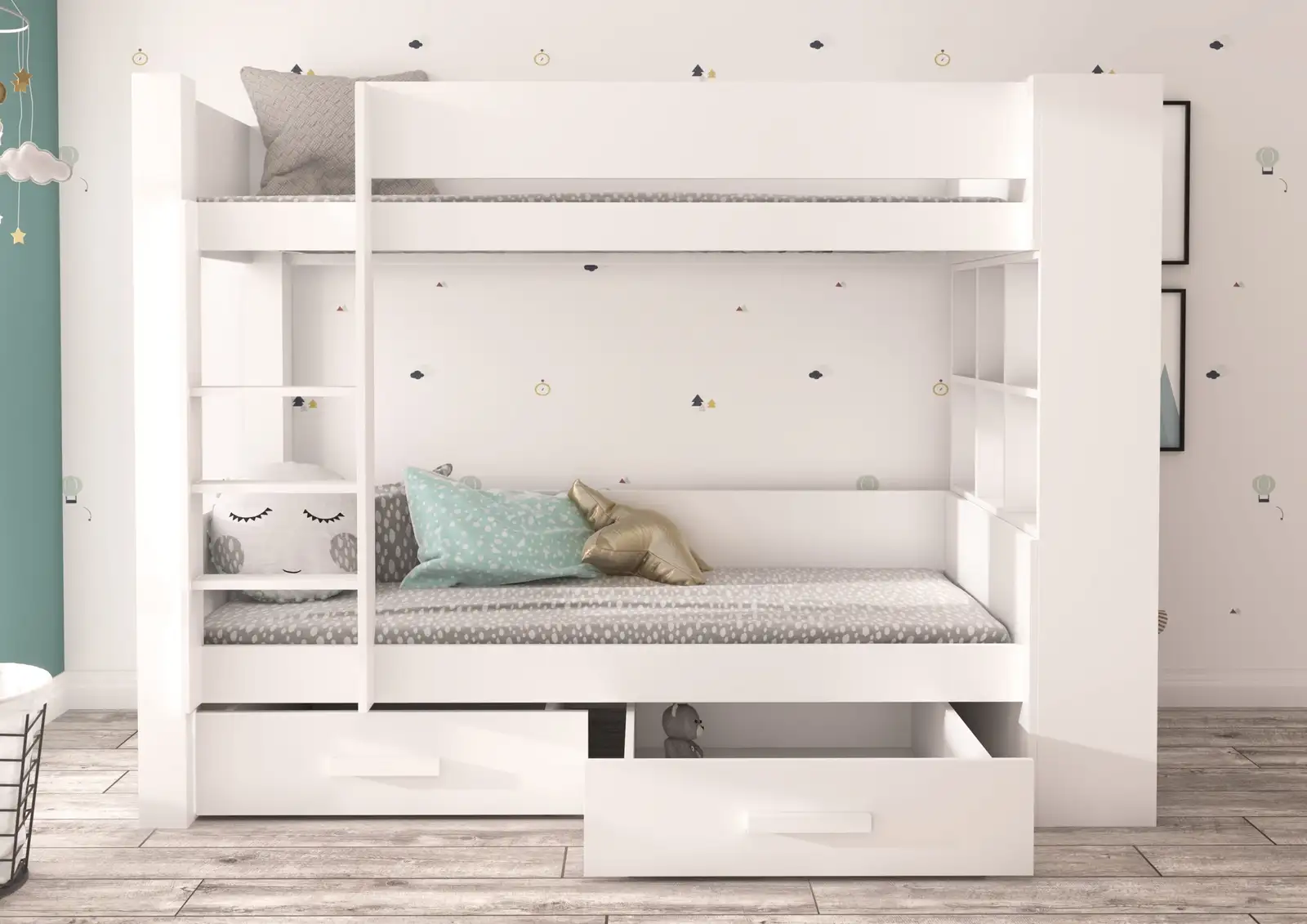 Łóżko piętrowe dwuosobowe GARET 180x80 — 4