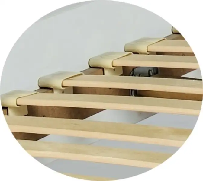 Łóżko podwójne z materacami EMKA II Gray 160x80 — 6