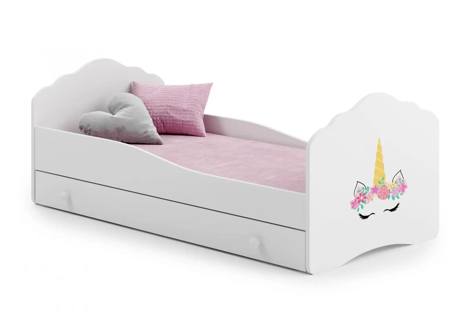 Łóżko z materacem i szufladą CASIMO UNICORN 160x80 — 2